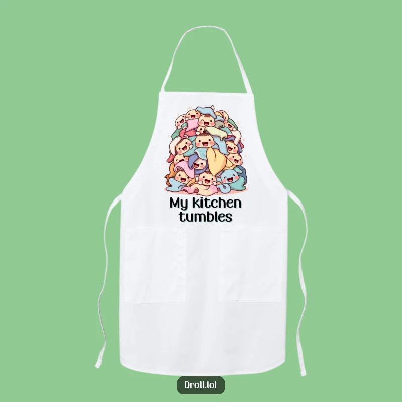 Funny Laundry Pile Apron - Hilarious Chef Gift for Happy Home Lovers