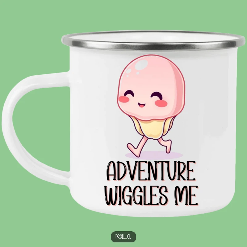 Funny Wobbly Jelly Camping Mug: Adventure Fuel for Hilarious Outdoor Trips