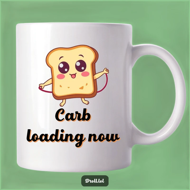 Funny Toast Jumping Rope Mug: A Hilarious Gift for Breakfast and Fitness Fans