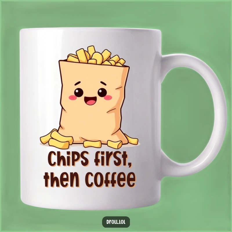 Funny Mischievous Potato Mug - Hilarious Snack Thief Gift for Chip Lovers