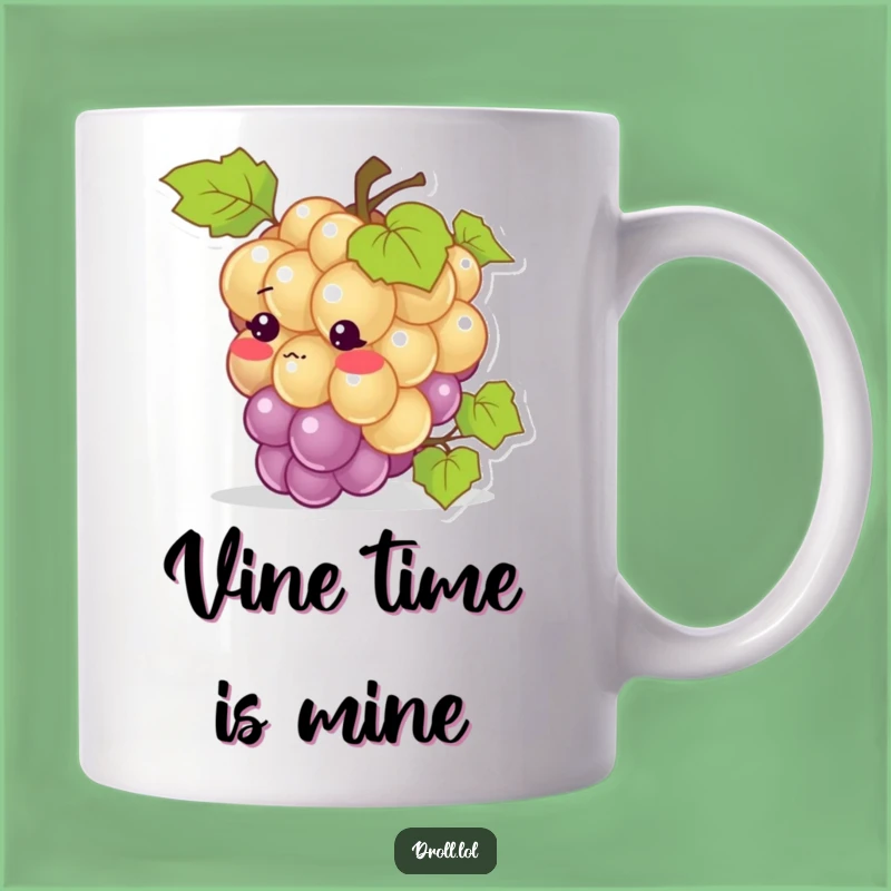 Funny Blushing Grape Mug - Hilarious Tripper Gift for Wine Lovers