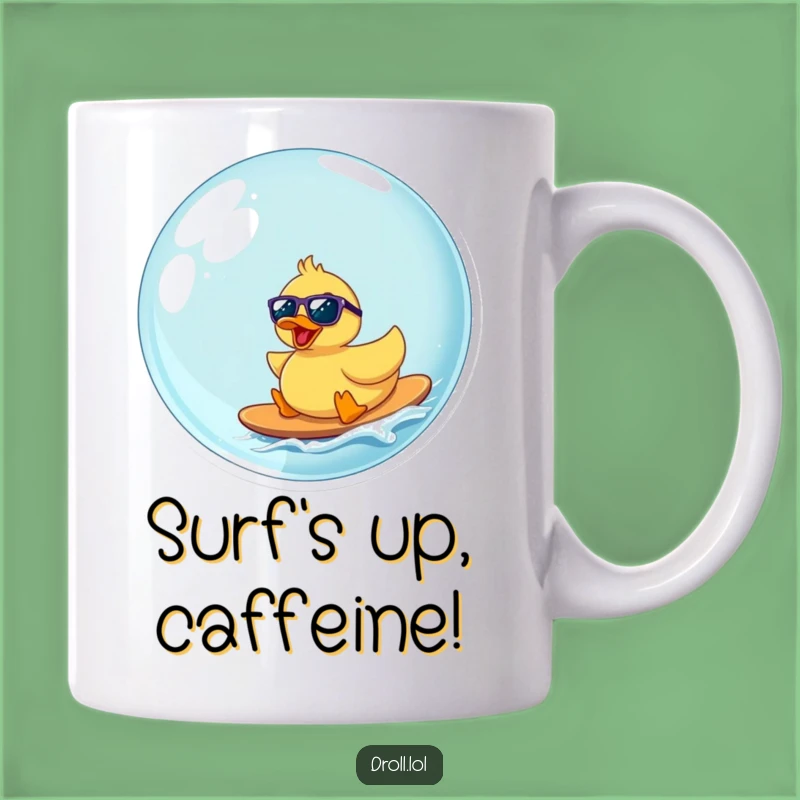 Funny Rubber Duck Surfing Bubble Mug: The Ultimate Hilarious Gift for Beach Lovers