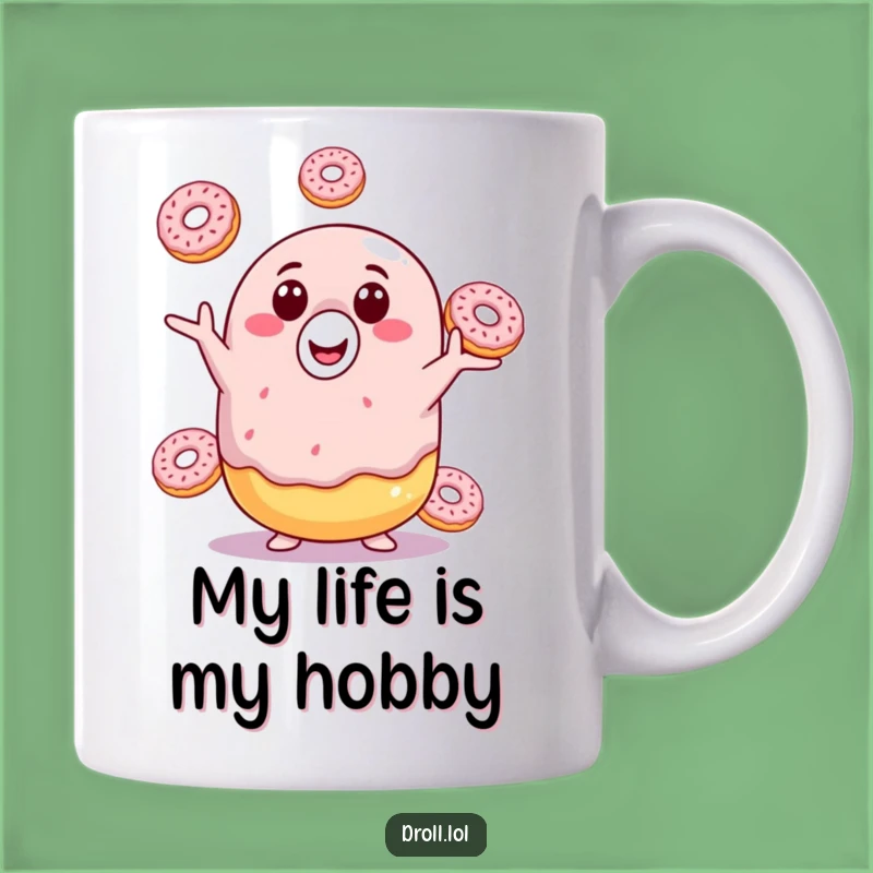 Funny Donut Juggling Donuts Mug: A Deliciously Hilarious Gift for Donut Lovers