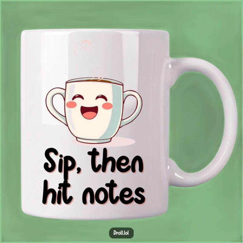 Funny Opera Mug: Joyful Coffee Cup Singing Opera, Perfect Gift for Music Lovers