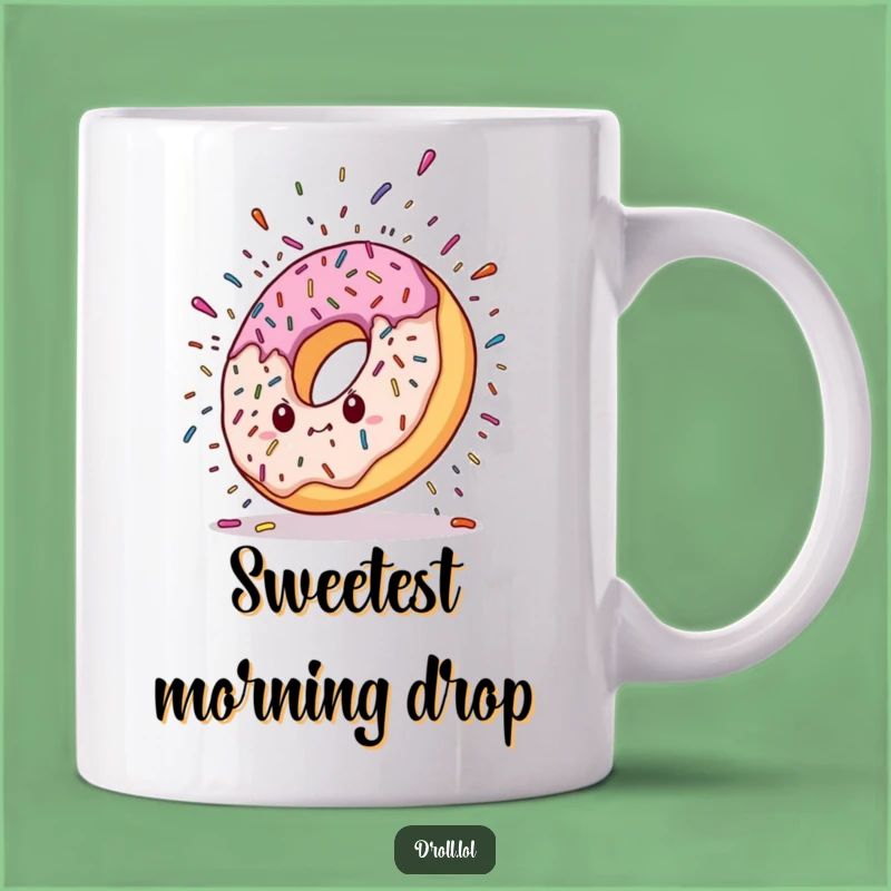 Funny Falling Donut Mug - Sweet & Hilarious Treat's Perfect Funny Gift