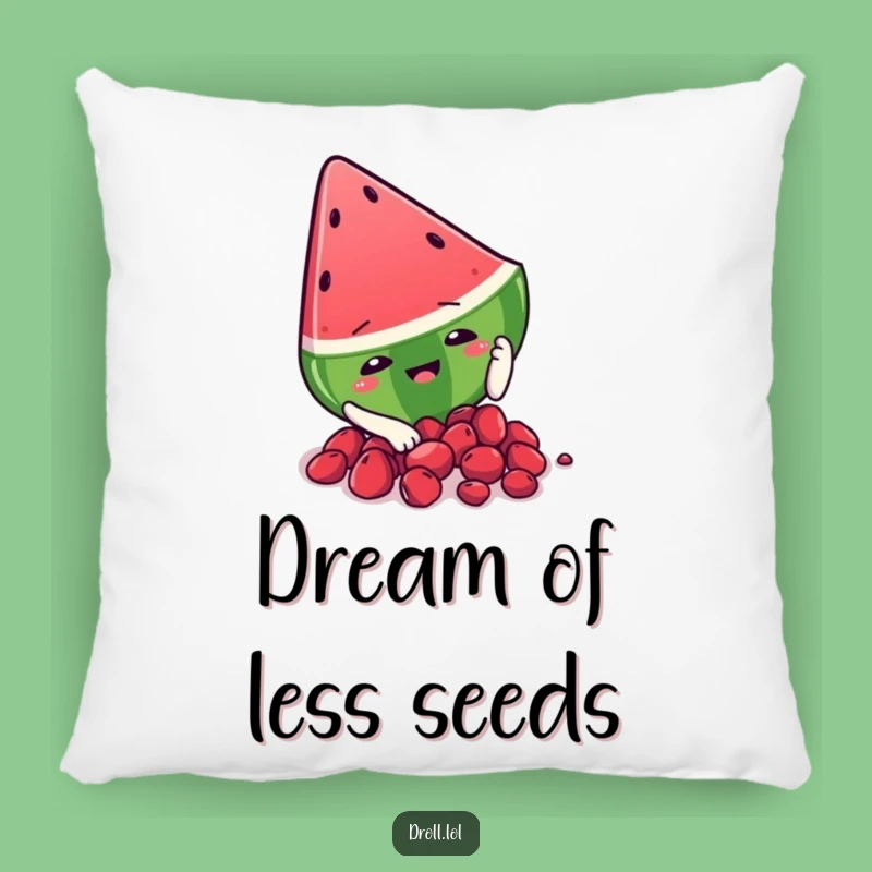 Funny Watermelon Slip Pillow - Comfy and Hilarious Summer Decor
