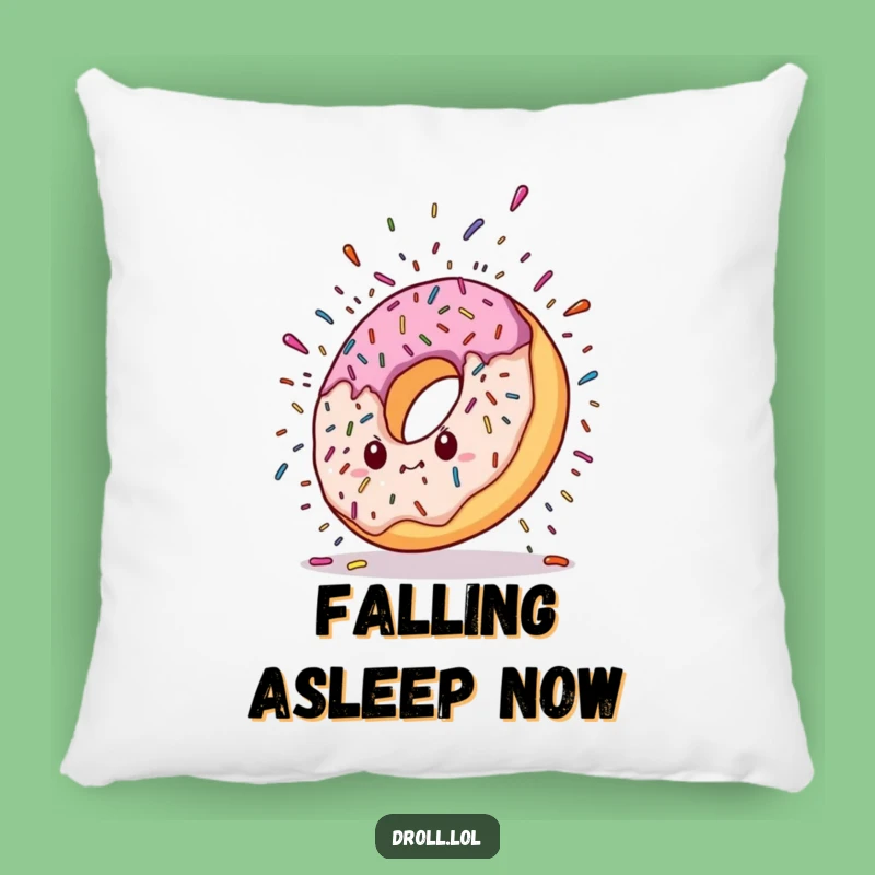 Funny Falling Donut Pillow - Comfy & Sweet Home Accent Funny Gift