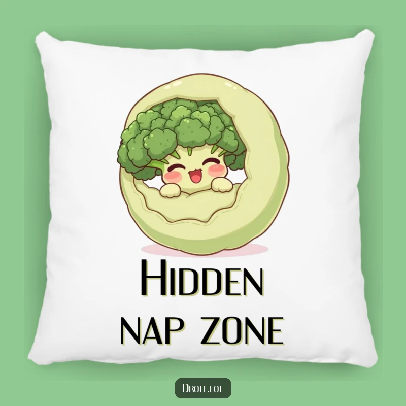Funny Hidden Broccoli Pillow: Soft Giggle Veggie Cushion, Hilarious Gift