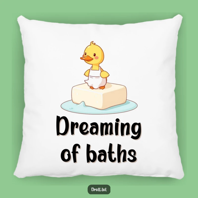 Funny Tripping Duck Soap Pillow: Cozy Up with Slippery Humor!