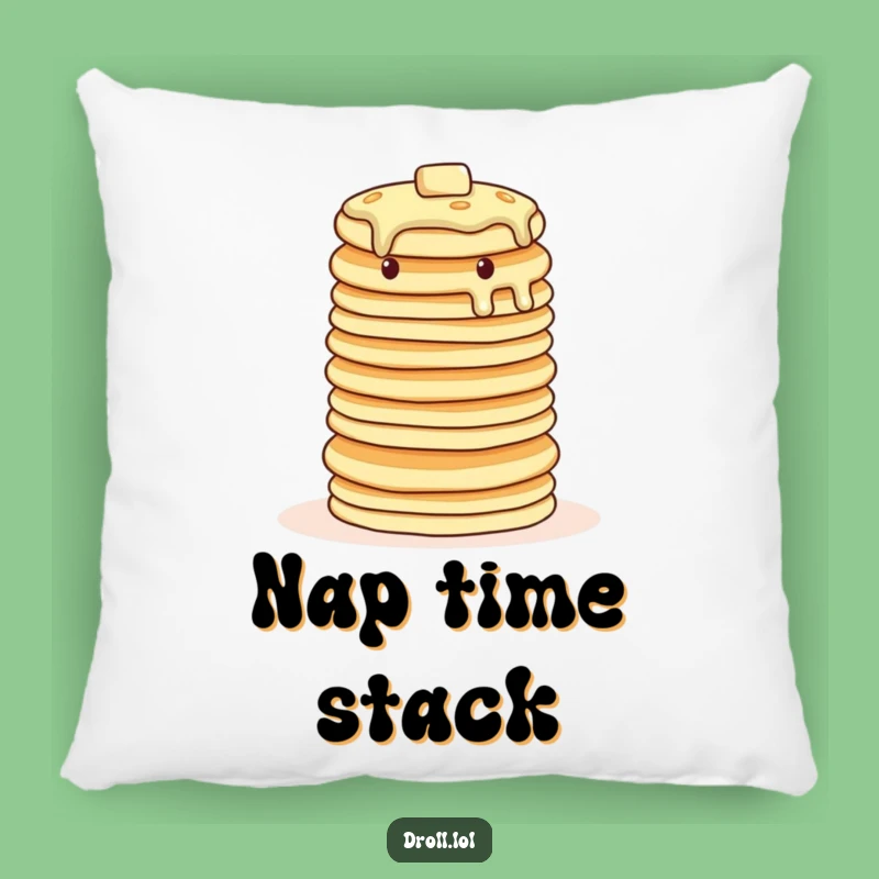 Funny Wobbly Pancake Pillow: Cozy Breakfast Balancing Act's Comfort Gift