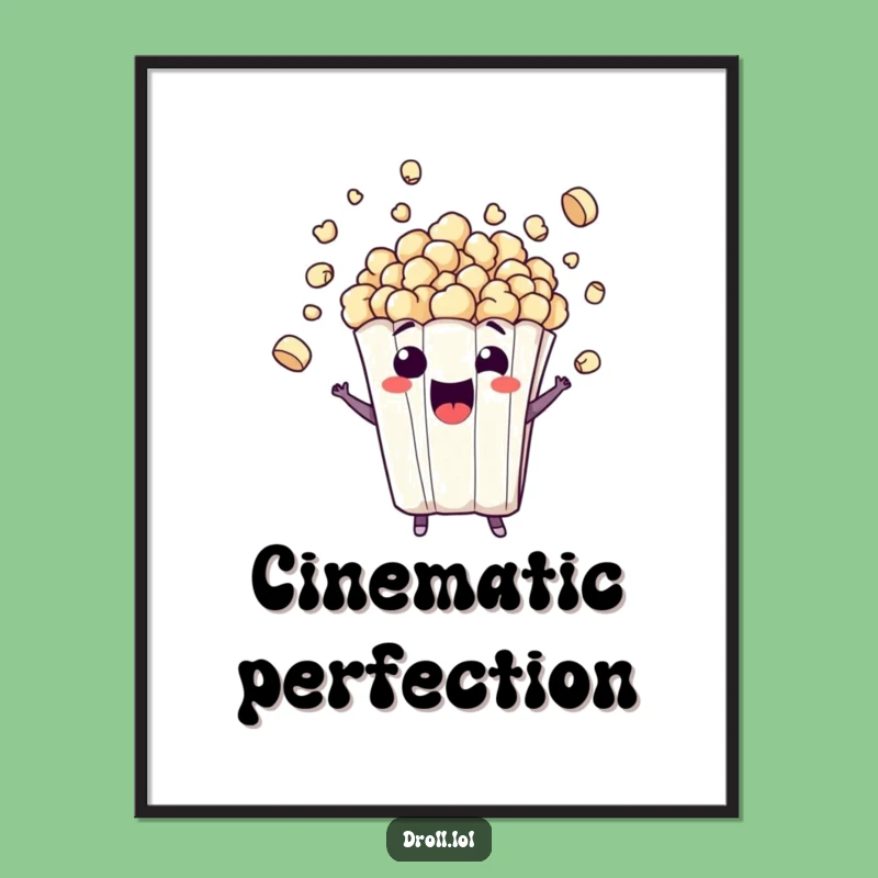 Funny Popcorn Burst Digital Art - Exciting Download, Instant Snack Gift