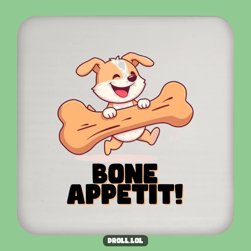 Funny Dog Bone Coasters: Protect Surfaces with Playful Spirit!