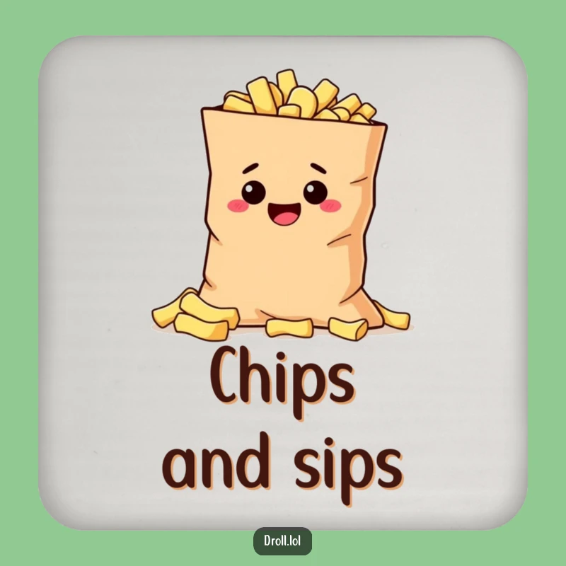 Funny Mischievous Potato Coaster - Hilarious Snack Protector & Gift