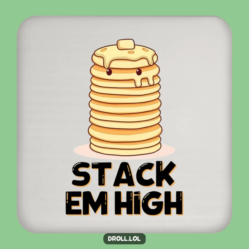 Funny Wobbly Pancake Coaster Set: Breakfast Balancing Act's Table Protector Gift