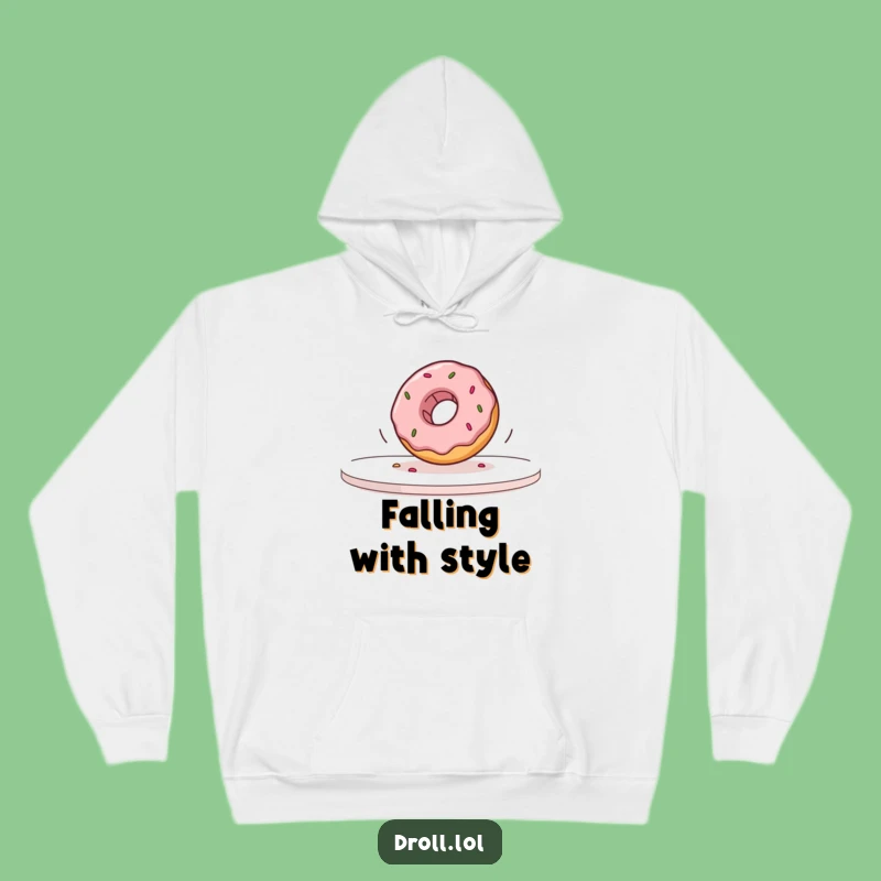 Funny Slow Motion Donut Hoodie: Cozy & Comical, Ideal Funny Gift Choice
