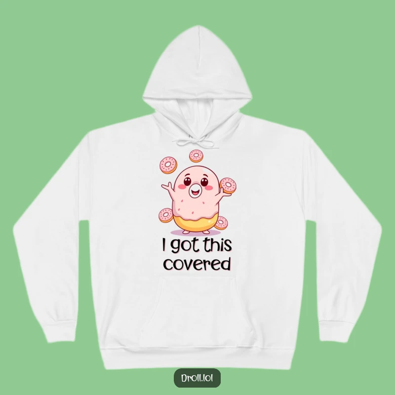 Funny Donut Juggling Hoodie: Cozy Up with This Hilarious and Sweet Sweatshirt Gift