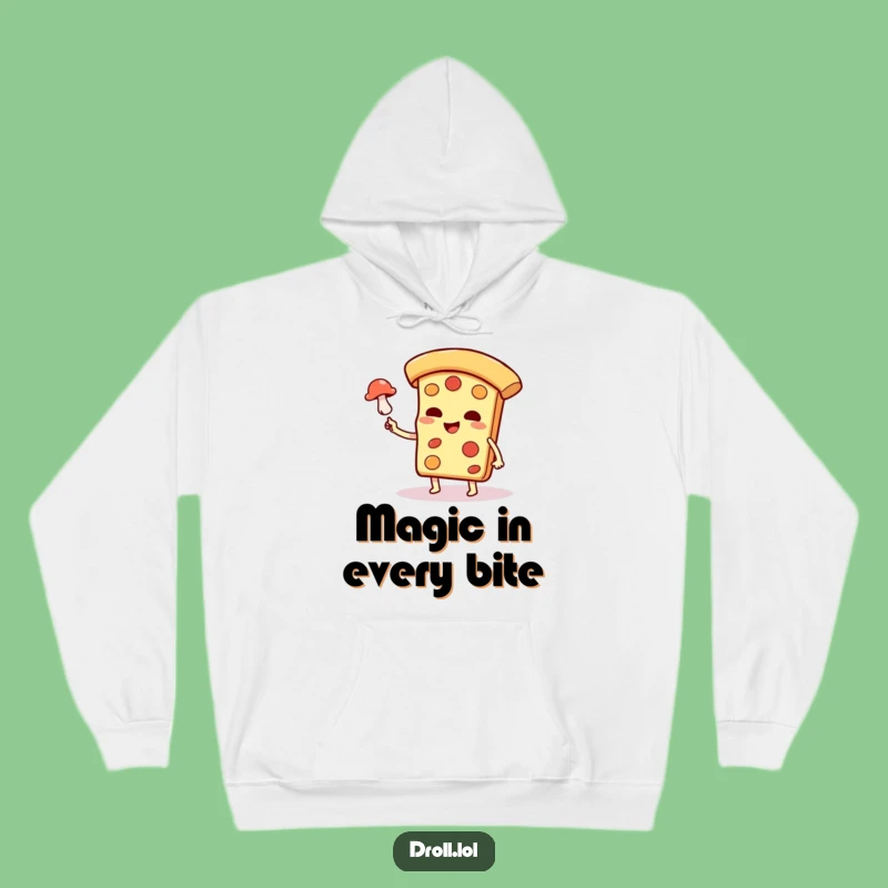 Funny Pizza Magic Hoodie: Smug Slice Levitation Comfort, Ideal Funny Gift