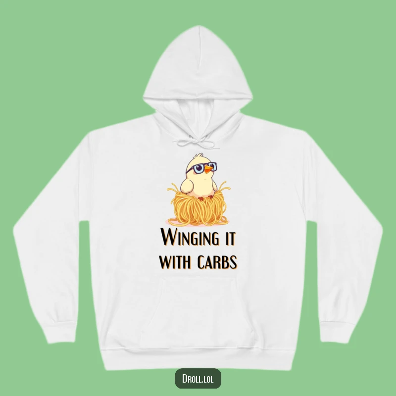 Funny Bird Spaghetti Nest Hoodie: Cozy Up with Hilarious Avian Shenanigans!