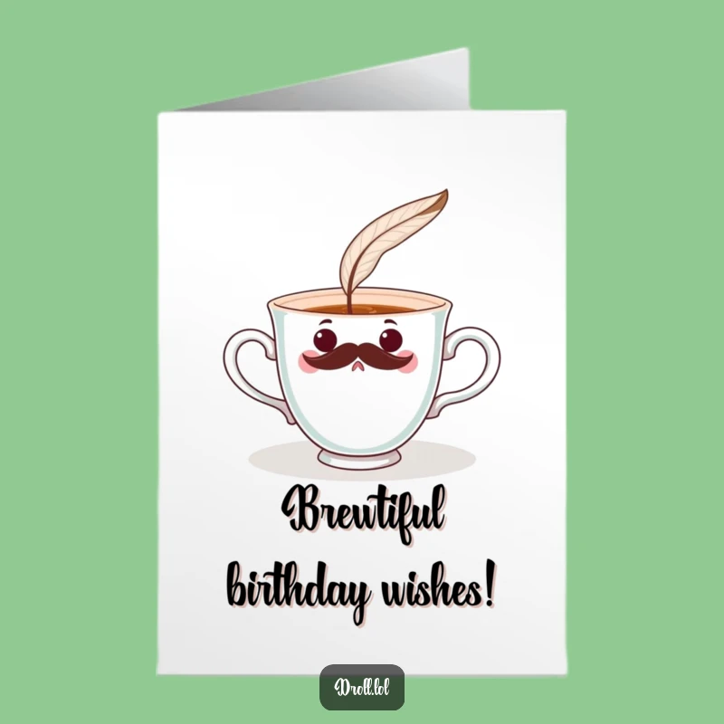 Free Printable Teacup Birthday Card: Funny Downloadable Gift for a Ticklish Celebration!