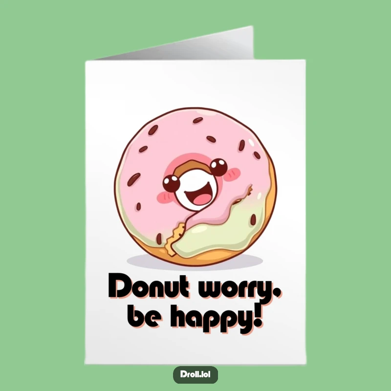 Funny Birthday Donut Cookie Free Printable Card: Hilarious DIY Downloadable Gift