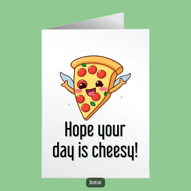 Free Printable Pizza Flying Birthday Card - Funny Downloadable Gift