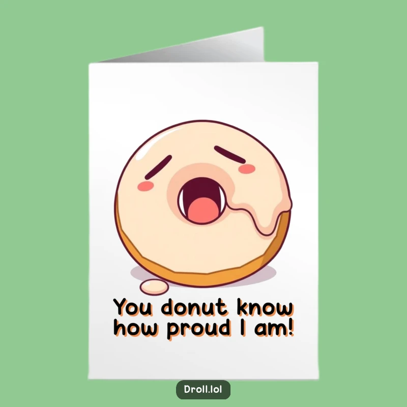 Free Printable Congrats Card: Donut Celebrate! - Funny Downloadable Achievement Gift!