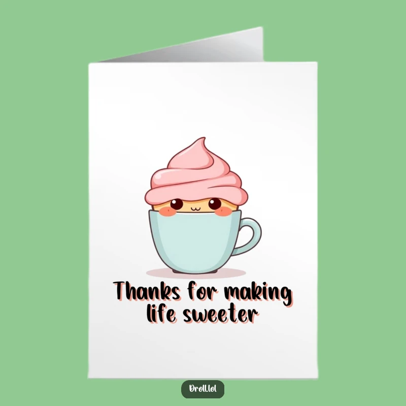 Free Printable Thank You Card: Cupcake Says Thanks! - Funny Downloadable Appreciation Gift!