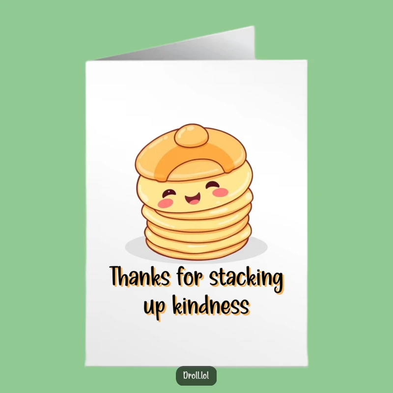 Yummy Free Printable Thank You Card: Pancake Tumble - Print at Home