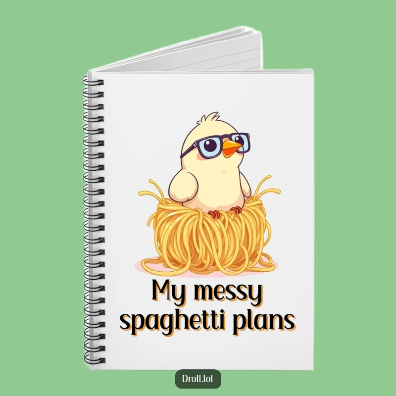 Funny Bird Spaghetti Nest Notebook: Jot Down Laughs with Hilarious Ideas!