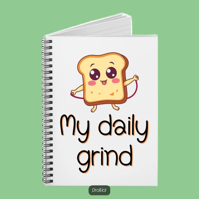 Funny Toast Jumping Rope Notebook: Plan Your Day with Hilarious Flair