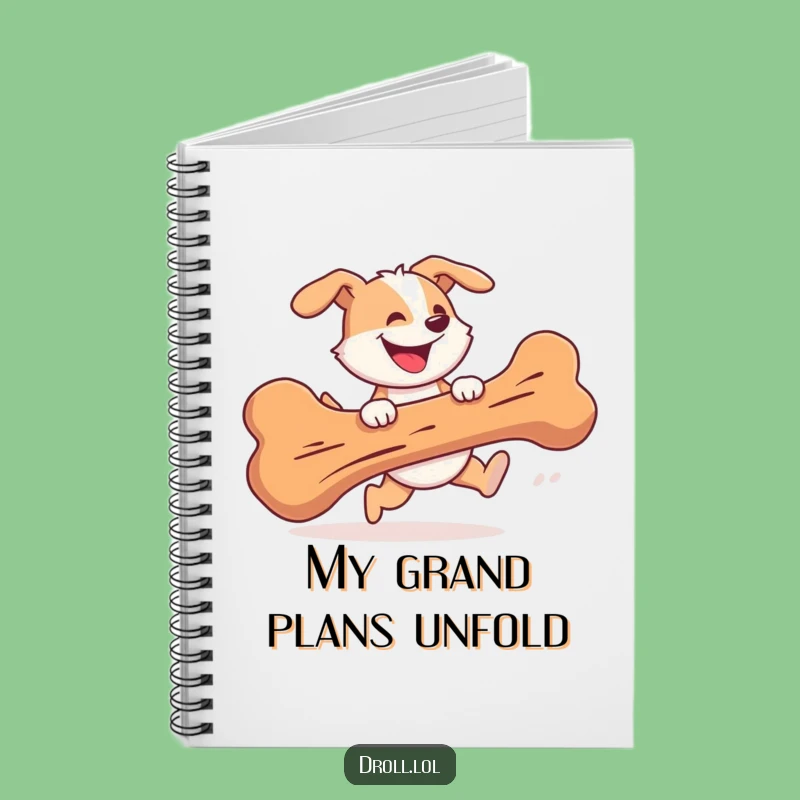 Funny Dog Bone Notebook: Jot Down Pursuits with Silly Flair!