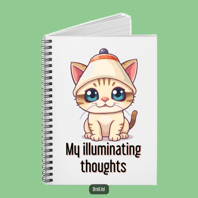 Funny Cat Lampshade Notebook: Jot Down Shenanigans with Style!