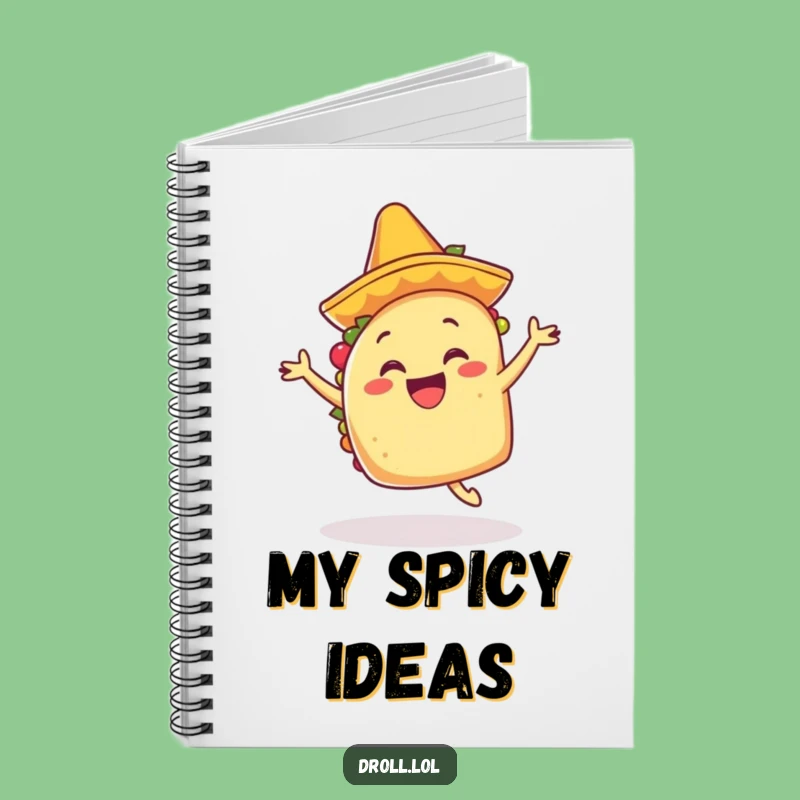 Funny Dancing Taco Notebook: Jot Down Fiesta Ideas with this Hilarious Gift