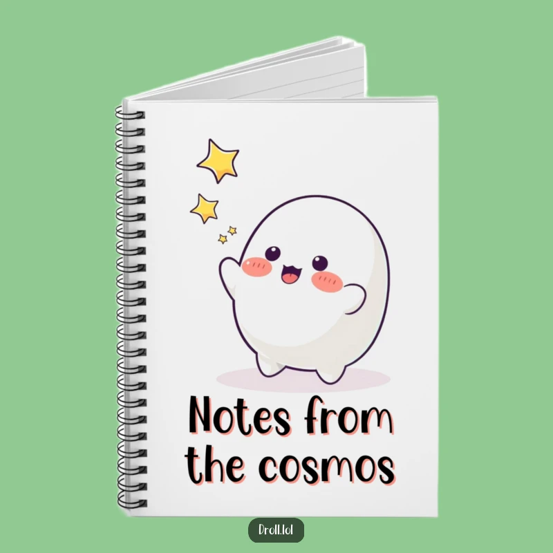 Funny Blob Star Catcher Notebook - Capture Your Starry Ideas!