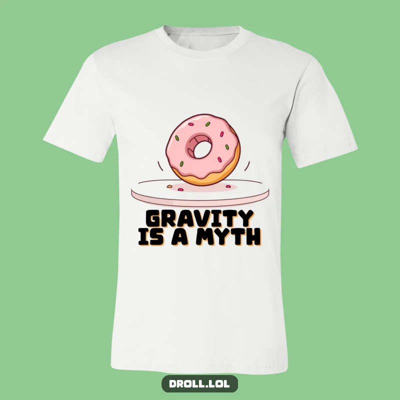 Funny Slow Motion Donut T-Shirt: Hilarious Apparel for Dessert Enthusiasts, Perfect Gift