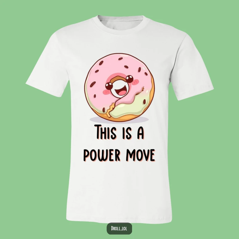 Funny Donut Cookie Bite T-Shirt - Wear Your Delicious Humor Proudly
