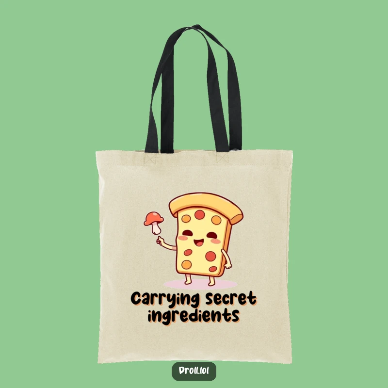 Funny Pizza Magic Tote Bag: Smug Slice Levitation Carry-All, Great Funny Gift