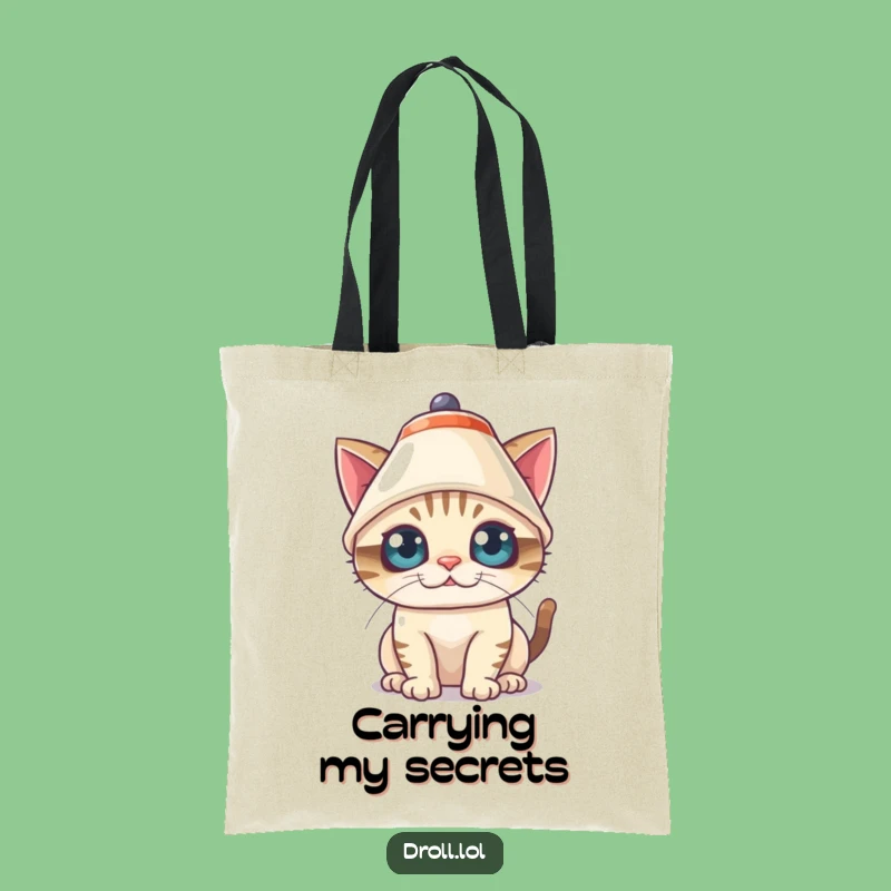 Funny Cat Lampshade Tote Bag: Carry the Party - Hilarious Gift!