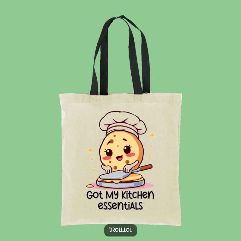Funny Cookie Chef Pancake Tote Bag - Carry Your Culinary Dreams!