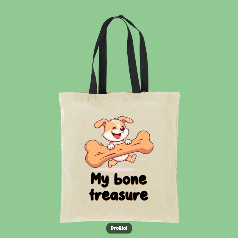 Funny Dog Bone Tote Bag: Carry Your Joy - Hilarious Gift!